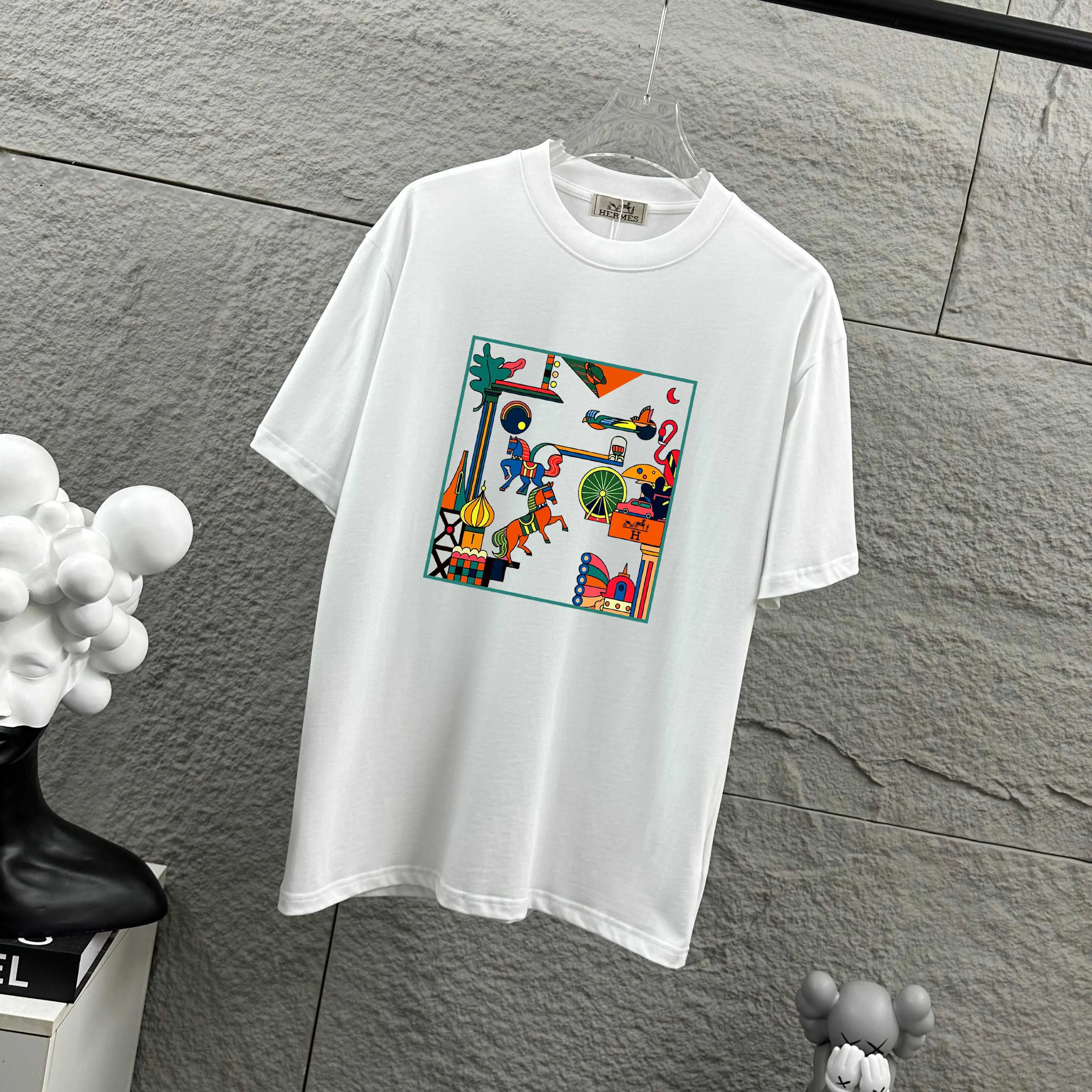 Herme* * 2026 New Arrival Classic T Same Style ：Black White Size： S （90-130 ） M （120-150 ） L （140-165 ） XL （160-180 ） XXL （180-210 ）